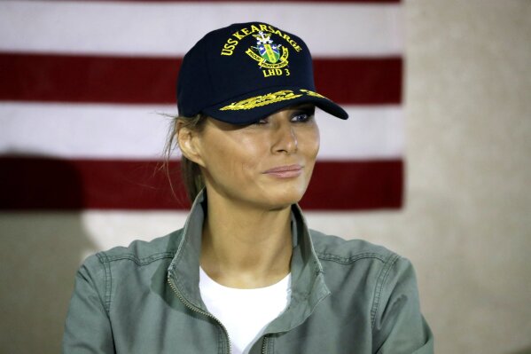 Melania trump baseball cap top